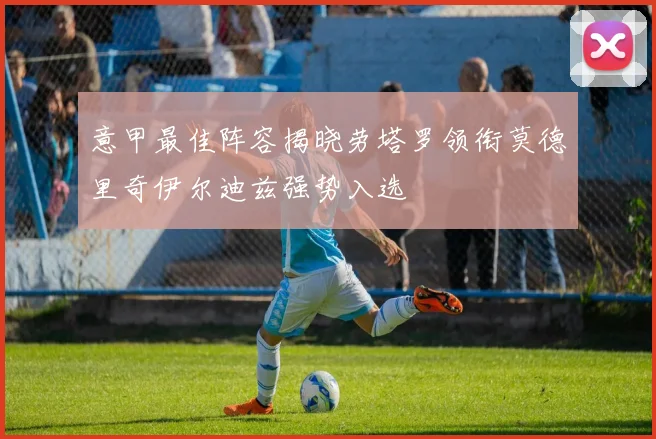 意甲最佳阵容揭晓劳塔罗领衔莫德里奇伊尔迪兹强势入选